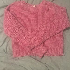 Cat & Jack Pink Knit Sweater